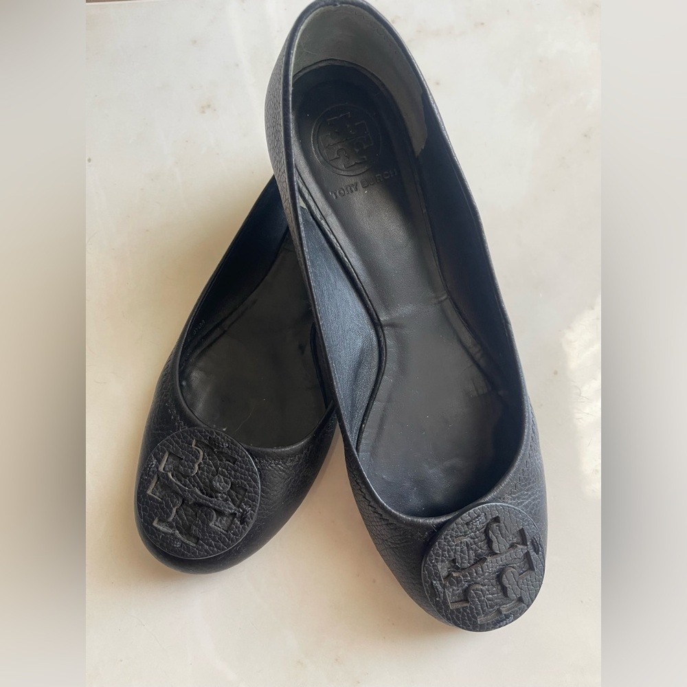 Tory Burch Black Flats 8.5